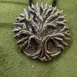 Pewter Tree of Life Pendant Necklace